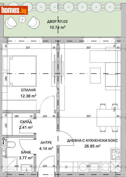 Двустаен, 68m² - Кв. Бояна, София - Апартамент за продажба - МИРЕЛА - 121495657
