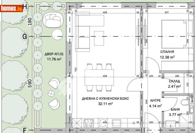 Двустаен, 76m² - Кв. Бояна, София - Апартамент за продажба - МИРЕЛА - 121495663