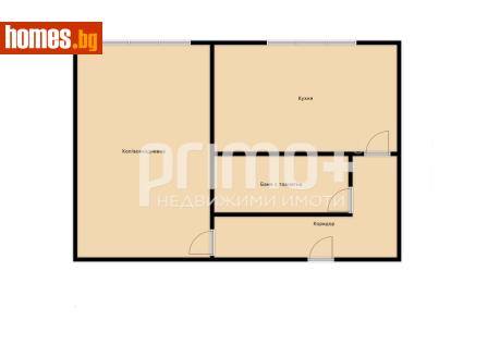 Едностаен, 46m² - Апартамент за продажба - 121542153