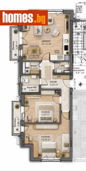Тристаен, 131m² - Апартамент за продажба - 121595250